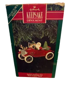 Hallmark Santa's Antique Car 1991 Keepsake Ornament