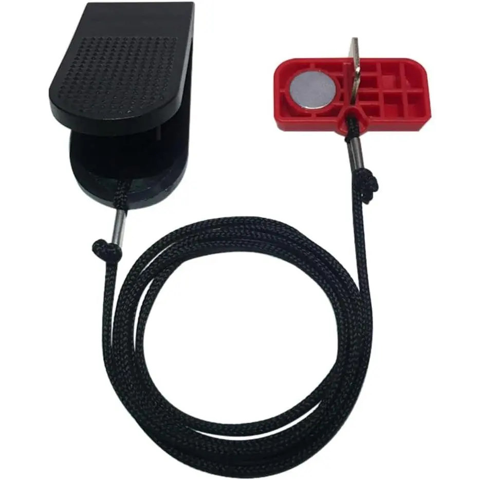 ABS Plastic Treadmill Magnet Safety Key for Exercise Equipment Treadmills - With Clip, Rope, Magnetic Base, Universal Fit Compatible with Horizon T101, T102, T103, T202, T203, TR5.0, 7.0AT, T8S, T7.1