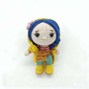 Hand-crocheted 'Corpse Bride' doll, Halloween doll, Ghost Mom Caroline Halloween decoration, children's room decoration, unique toy, soft toy, child-safe, crochet doll, room decoration, doll bag charm, ...