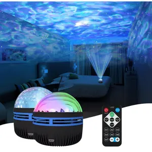 Starry Sky Projector, Bedroom Galaxy Projector, LED Night Light Aurora Projector with Timer and Remote Control, Room Decoration, Kids, Adults, Christmas, Birthday Gift