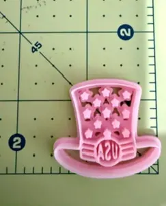 Uncle Sams Hat Polymer Clay Cutter