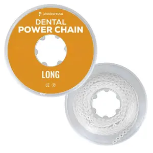 Clear Dental Power Chain (Long) – 15 ft Orthodontic Elastic Chain for Braces