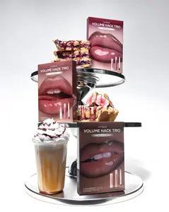 [rom&nd Official Shop] rom&nd LIP VOLUME HACK TRIO (3 Shades, Lip Mate Pencil 0.5g & Melting Balm 3.5g & Color Gloss 4g)