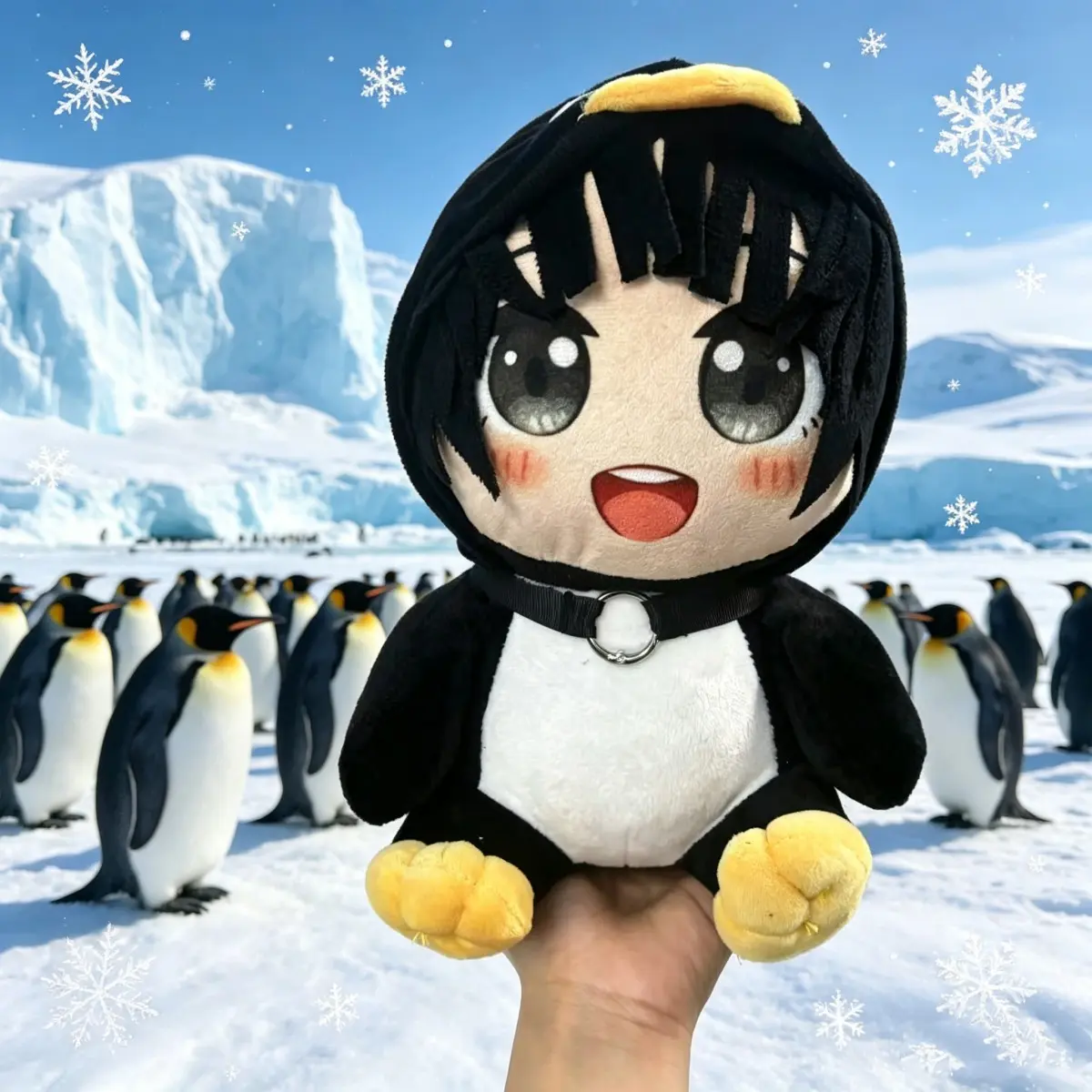 Gugu Gaga Penguin Plush Toy, Soft Adorable Stuffed Doll, Ideal Soft Cuddly Gift for Fans & Kids, Cute Manager Character, High-Quality Material, Stuffed Animal Gifts
