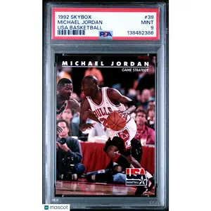 1992 Skybox Usa Basketball Michael Jordan #39 PSA 9