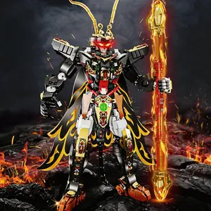 1412pcs Sun Wukong Mech Building Blocks, Detailed Design, Durable Material, Perfect for Collectors & Enthusiasts