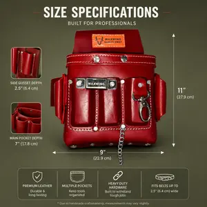 WAXWING Electrician Tool Belt Bags - CHOOSE A COLOR