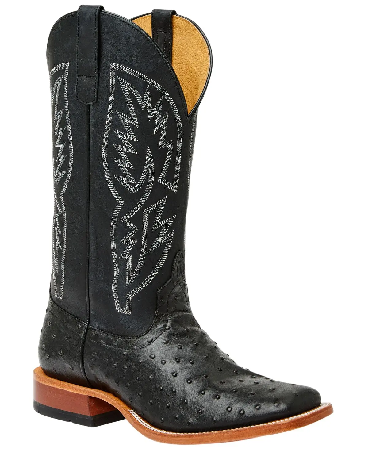 Horse Power Men's Men'S Boot Barn Ostrich Print Tall Western Broad Square - Hp1204