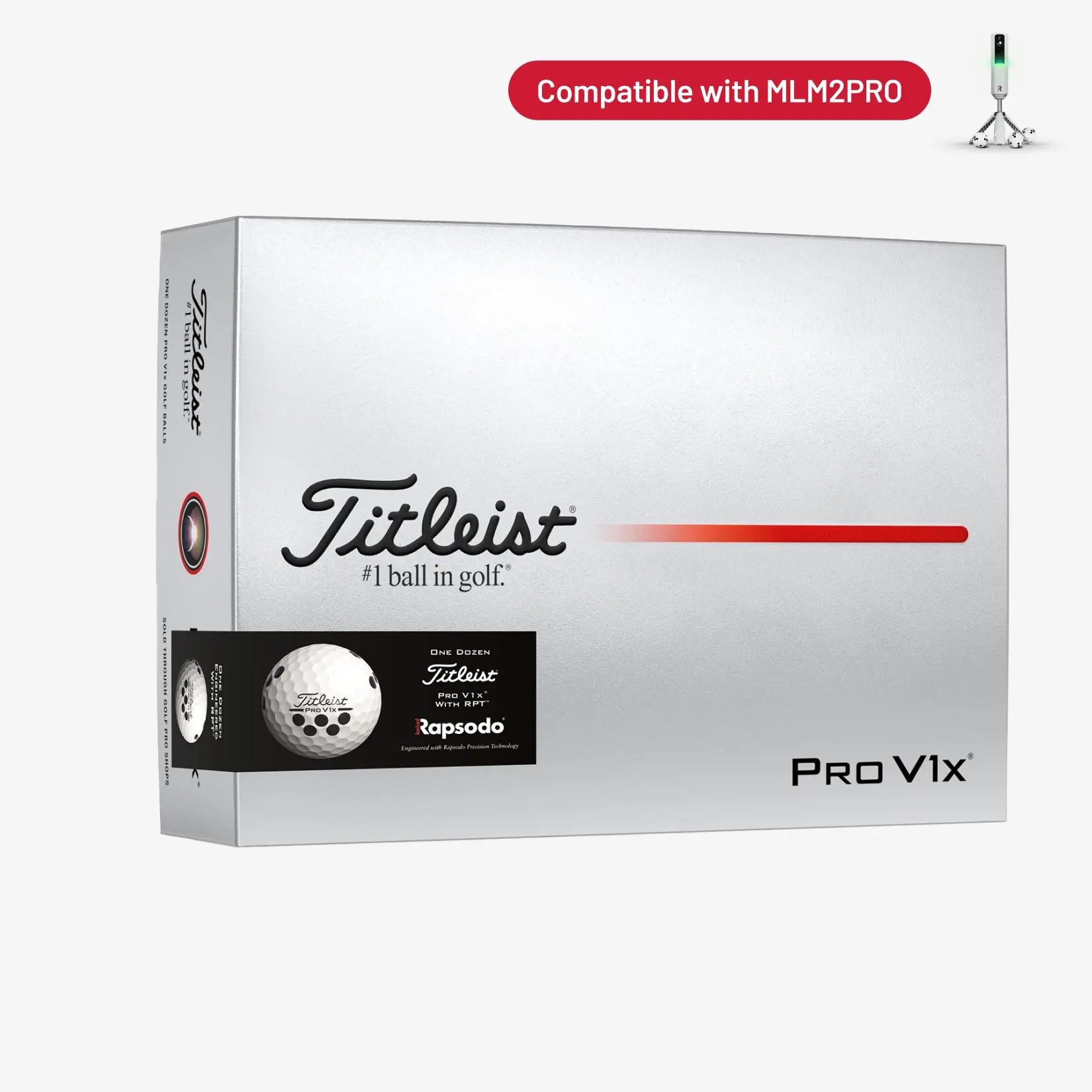 Titleist 2025 PRO V1x Golf Balls w/ RPT