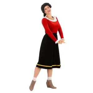 Women's Deluxe Olive Oyl Costume Dress