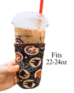 Halloween Cookies Cup Sleeve - Single Piece for Mug Use - Drinkware Halloween Cookies Cup Sleeve - Single Piece for Mug Use - Drinkware