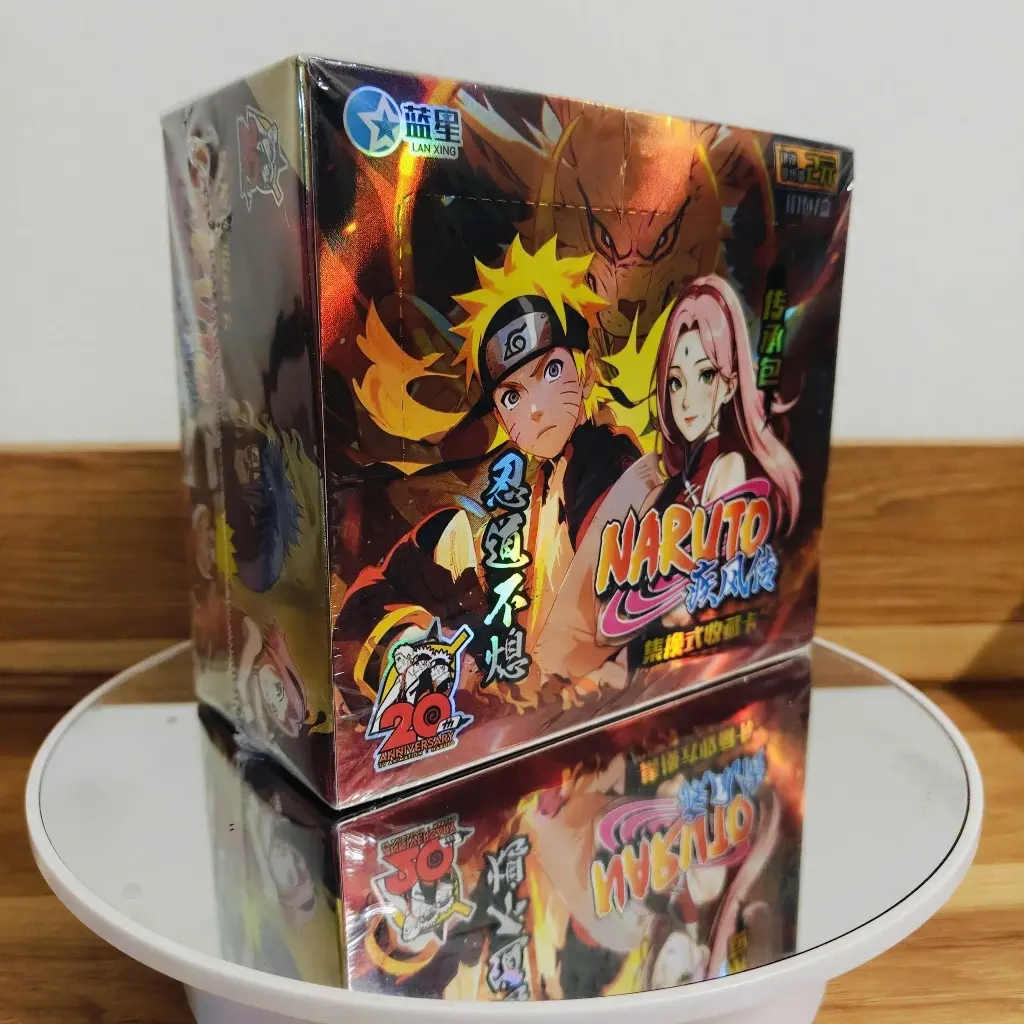 Na.ruto 20th Anni.versary Premium Hard Card Box – Includes 30 Packs & 2 Special Bonus Packs
