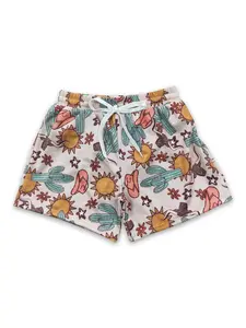 Western brown cactus Swim boy short trunks