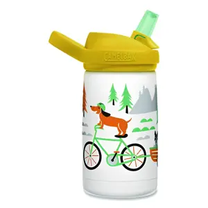 CamelBak Eddy+ Kids Bite Valve Straw Insulated Stainless Steel Water Bottle 12oz   Drinkware Flasks