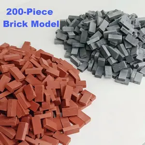 Mini Brick Model Kit, Buildable Blocks Kit, DIY Sand Table Building Material, Realistic Mini Bricks, Brick Set, Fish Pond Scenery, Garden Landscaping, Fairy Tale Garden