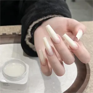 GAOY Watery Crystal Poly Gel for Nail Extensions, 30g Nail Builder Gel, Thin Viscosity, Easy Application & High Hardness Holiday Gift Pick, Milky White 01