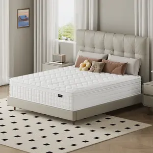 【MYDao】8/10/12 Inch Twin, Full, Queen, King Mattress Memory Foam And Spring, Hybrid MattressMedium Firmness, Lumbar Support, For Home Rooms Hotels, Boxed Halloween ChristmasGift Furniture Ergonomic mattress queen size mattress