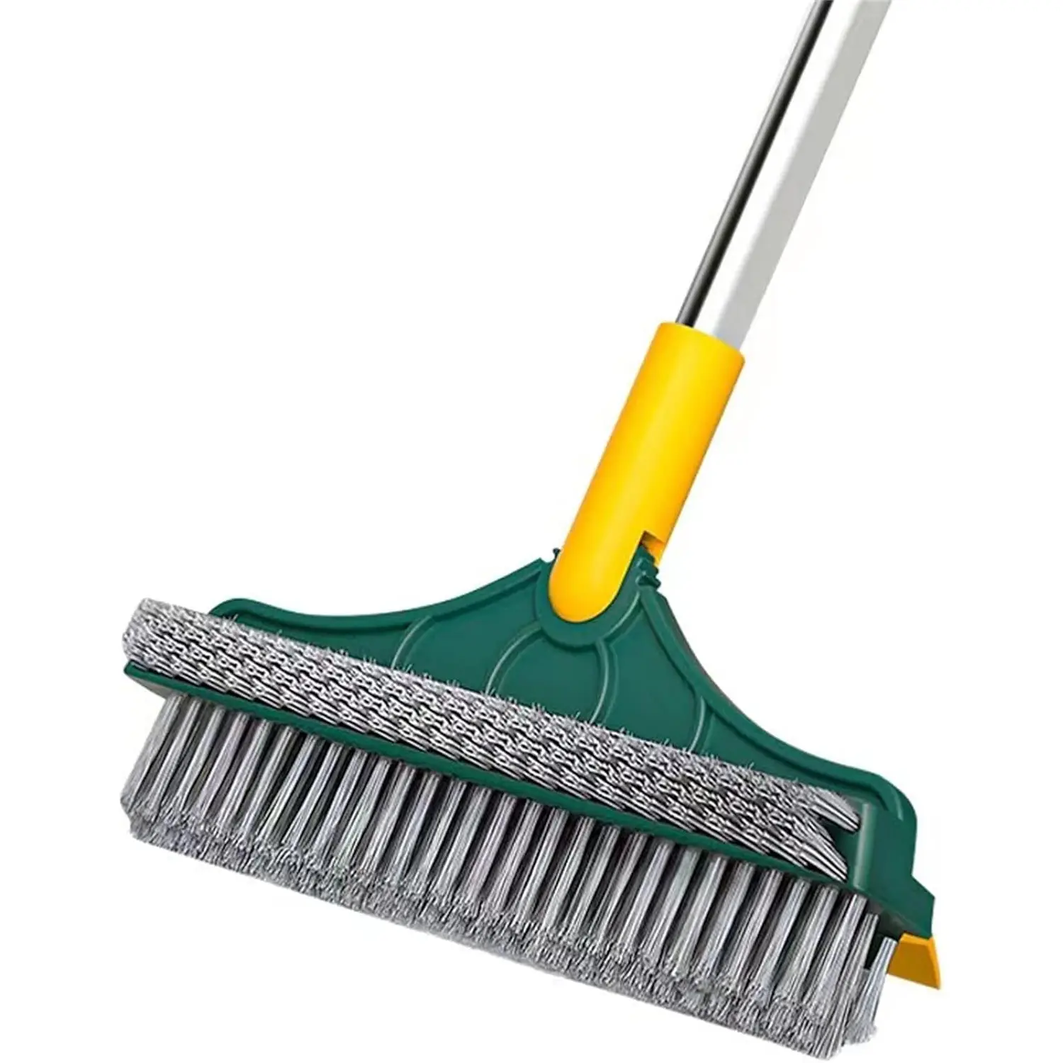 3-In-1 Sweeper Brush Set with Cleaning Brush, Long Handle Scraper, Rotatable Detachable Head, Kitchen Wall Gap Cleaner Tool, Bathroom Cleaning Tool, Home Cleaning Tool, Household Cleaning Tool