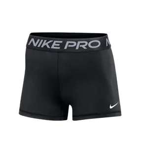 Nike Pro Women's Dri-FIT Compression Shorts 3 Inch – Mid-Rise Spandex Athletic Shorts with Wide Elastic Waistband | Moisture-Wicking Stretch Training Shorts for Gym Workout Running Yoga | Supportive