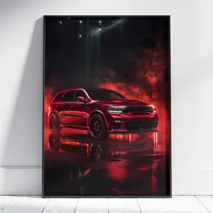 Dodge Durango SRT Hellcat print, Super car poster, Hyper car poster, Dogdge Durango poster, Dodge SRT poster, Muslce car poster