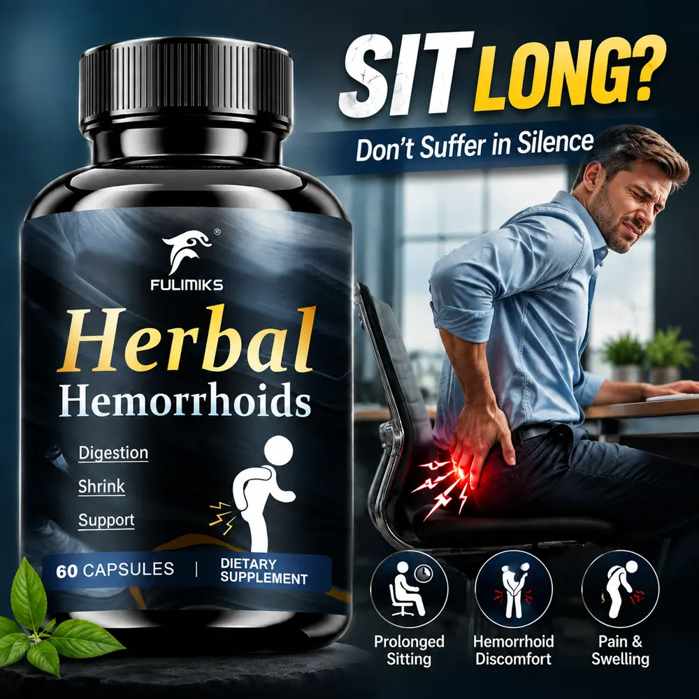 Hem-Control - Fast Effective Hemorrhoid Treatment Supplement - Powerful Formula to Promote Symptom Relief, Shrinking of Hemorrhoids, Ease Discomfort - 60 Capsules