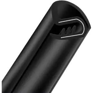 Car Door Sealing Strip for B-Pillar Car Rubber Weatherstrip Sound Insulation Sealing Strips Anti-Scratch Protector Car Door Edge Guard Protector Strip Car Door Seal Strip Decoration Strip Universal T-Style Fender Flare Seal Car Foot Rubber Seal Strip