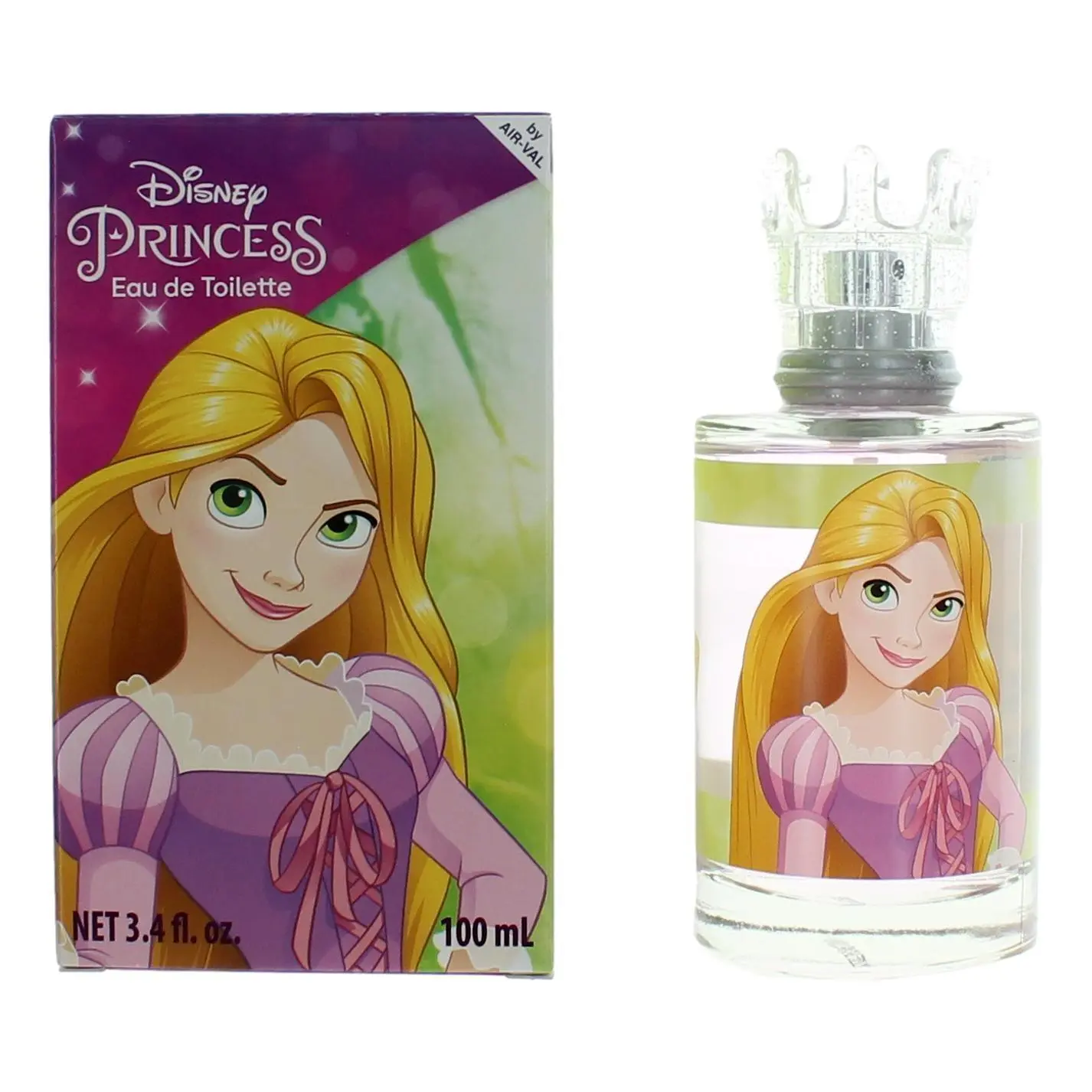 Disney Princess Rapunzel Eau de Toilette, 3.4 oz EDT Spray Bottle | Romantic Floral Musk Scent for Daily Use, Dating & Leisure, Party, Daily Wear, Edp Spray