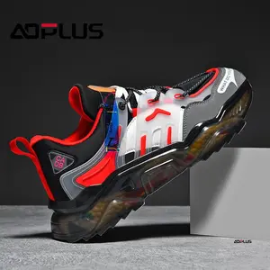 AOPLUS Men's classic sports shoes, fashionable breathable running shoes, suitable for outdoor sports shoes, large size men's shoes, suitable for couples