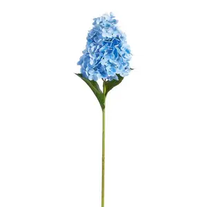 REAL TOUCH BLUE HYDRANGEA STEM