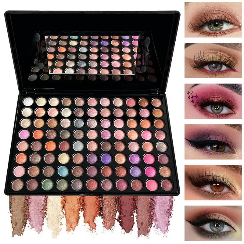 88-shade eyeshadow palette with a rich color range and lower saturation—super friendly for makeup beginners; one palette covers the whole eye look. Perfect for creating refined everyday looks, date looks, and commuter looks—an essential eyeshadow palette