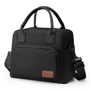 Nifogo Large Insulated Lunch Bag - Water Resistant Reusable Cooler Tote for Women Men Girls, Work & Picnic