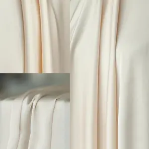 Silk Chiffon Fabric, 19 Sizes, 100% Pure Silk, 53 Inches Wide, Wrinkle-Resistant, Lightweight, Silky Soft Breathable, Ideal for Dresses, Shirts, Underwear