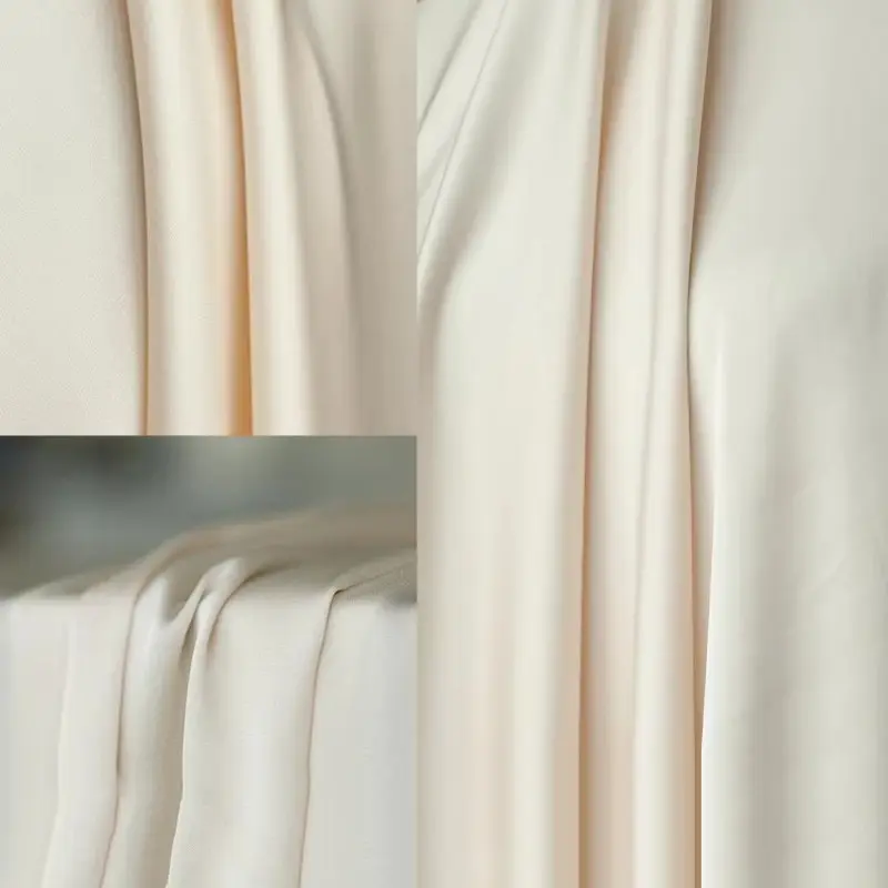 Silk Chiffon Fabric, 19 Sizes, 100% Pure Silk, 53 Inches Wide, Wrinkle-Resistant, Lightweight, Silky Soft Breathable, Ideal for Dresses, Shirts, Underwear