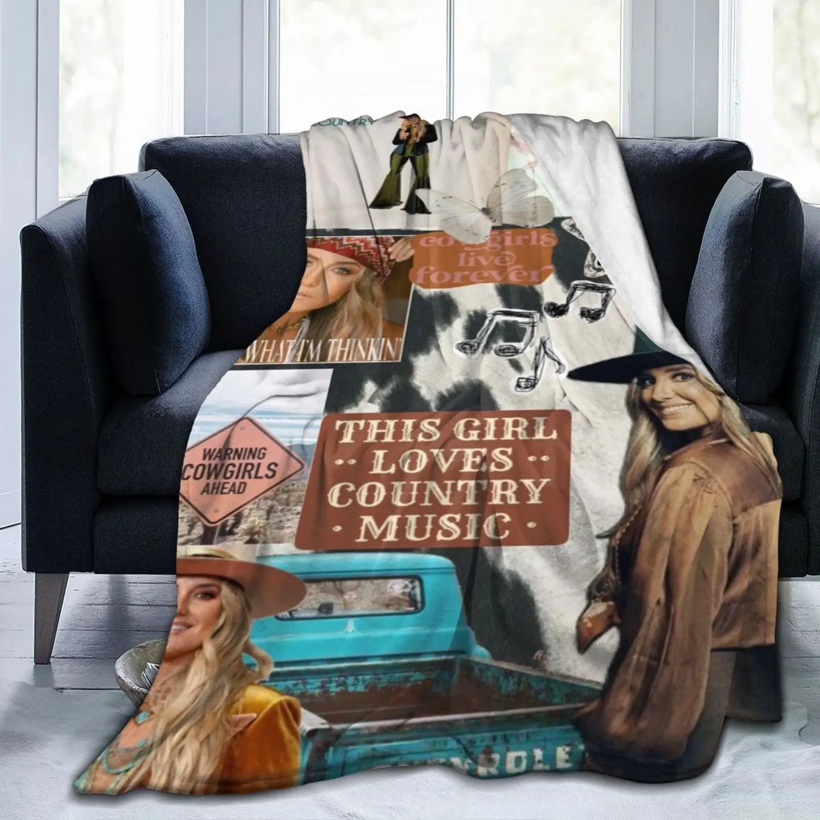 3D Printed Character Art Micro Polyester Flannel Blanket - 50x40in(130x100cm), Soft, Warm, Breathable, Multi-Size, Machine Washable, Indoor Use, Ideal Gift for Children on Christmas, Father’s Day, Valentine's Day, Birthday