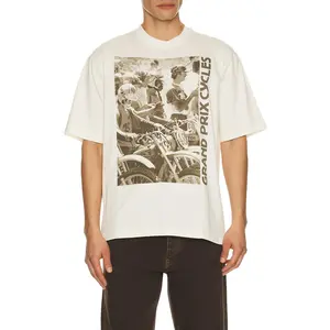 Fox Racing Circa 74 Oversized Tee in Off White