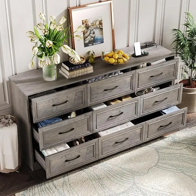 Ash Grey (9 Drawers)