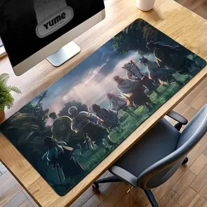 Hashira Demon Slayer Gaming Mouse Pad, Anime Desk Mat Featuring Pillars, Kimetsu no Yaiba Gift for Gamers and Anime Fans, Desk Mat, PC Accessories.