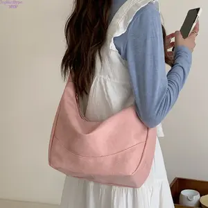 2026 New Summer Large Capacity Hobo Bag for Women, Pink Shoulder Crossbody Tote Bag, Student-Friendly Class & Daily Commute Handbag, Casual Lightweight All-Match Design Perfect for School, Work, Travel, Shopping & Everyday Street Style Outfits