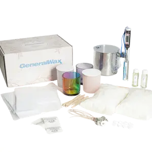 All-in-one candle-making kit with a step-by-step video tutorial