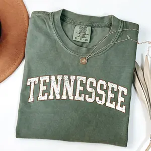 Tennessee, Football, Sports, Game Day, Big Game, Touchdown, Tailgate Party, University, College, State Tshirt, Women's Comfort Colors Tshirt, Graphic Tee