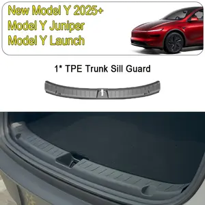 For Tesla Model Y 2025 (Juniper) Trunk Bumper Guard - Scratch-Resistant Protection Door Panel, Durable PP Material, Compatible with for TESLA Accessories, for Tesla, for Model Y, for JUNIPURR, for Tesla,  for Tesla Accessories, Rear Trunk Spoiler