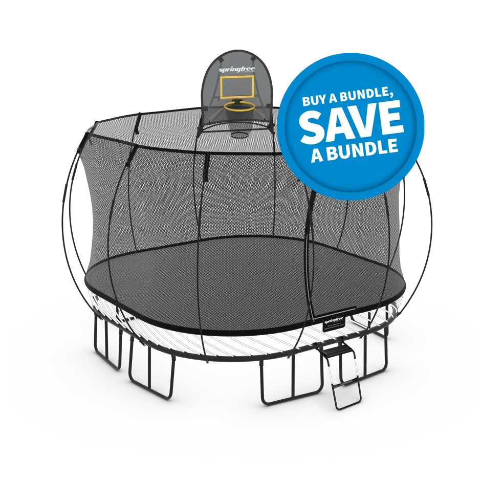 SpringFree Large Square Trampoline 11' x 11'