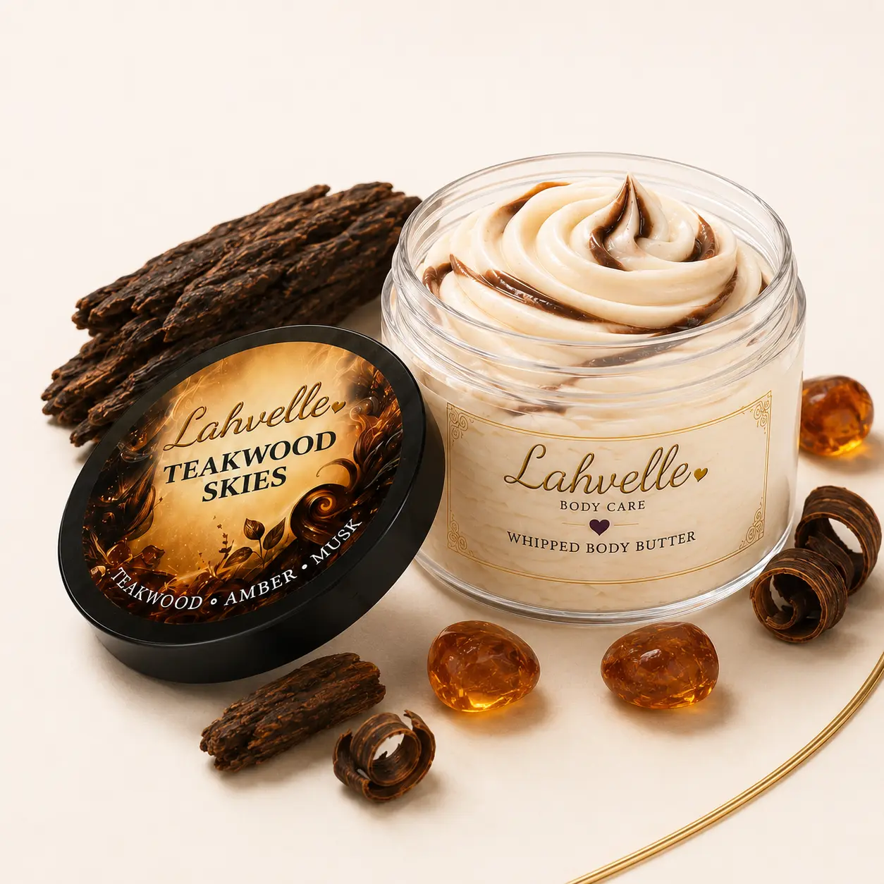 Lahvelle Body Care Whipped Body Butter – Triple-Butter Hydration for Dry Skin