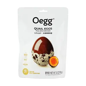 Oegg 5-Flavor Quail Eggs 100g - Nutritious Breakfast Snack, Ready-to-Eat, Savory Chinese Delicacy