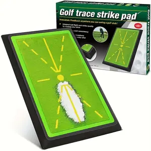 Golf Practice Mat – Real-Time Swing Detection Feedback, Helps Analyze Motion and Improve Hitting Technique