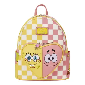 Loungefly Nickelodeon SpongeBob SquarePants & Patrick Star Checkered Mini Backpack