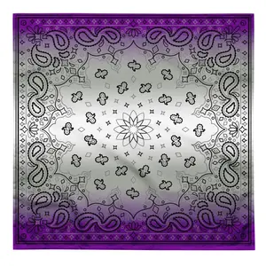 Greysexual Pride Paisley Bandana Hanky Code