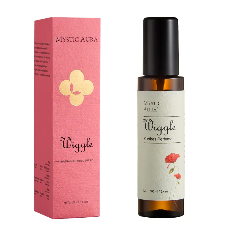 Wiggle：Odor-Fighting Fabric perfume,100ml Touch Fabric Spray Applicable to common fabrics or wool,such as silk, mulberry silk, chiffon, and lace.Poppy scent