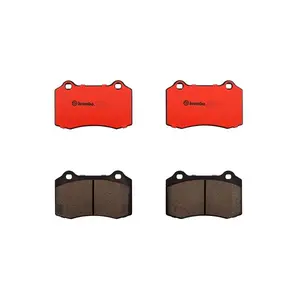 212 MAIN Brembo P36020N Ceramic Disk Brake Pad Set, Hydraulic, for 2003-2005 S-Type (Sports Collectibles Accessory), Ceramic Pad