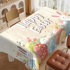 Easter Tablecloth Set, Easter Bunny Egg Design, Perfect Spring & Summer Decor, Ideal Indoor Outdoor Use, Easter Gift Idea